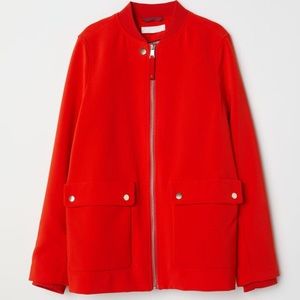 H&M red jacket